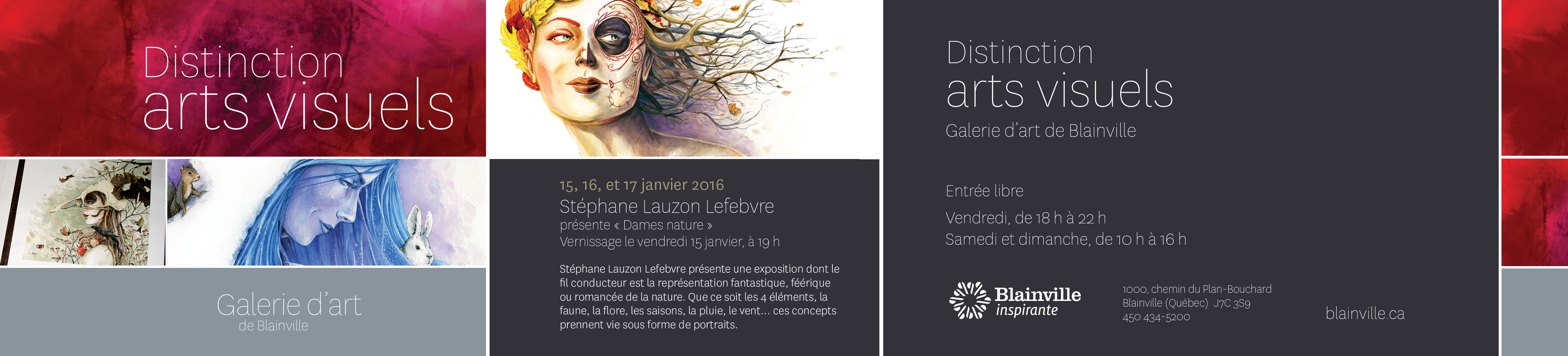 Distinction arts visuels : Stéphane Lauzon Lefebvre présente « Dames nature »