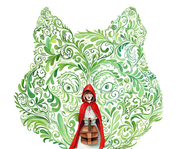 Petit chaperon rouge des frères Grimm - Par Slauz