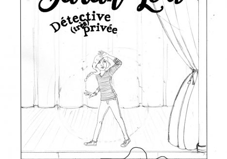 Création d'une couverture de roman Jeunesse - Sarah-Lou Tome 3 - Par Stéphane Lauzon